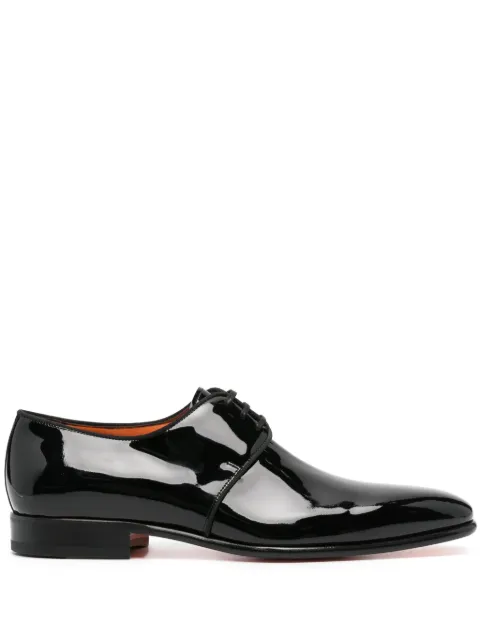 Santoni leather derby shoes Black MCNM14667BB1IVER