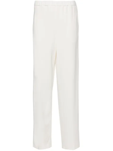 Fabiana Filippi bead-chain straight trousers White PAD274F255H465