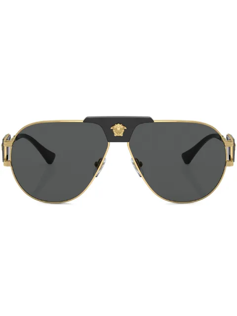 Versace Eyewear pilot-frame sunglasses Gold VE2252100287
