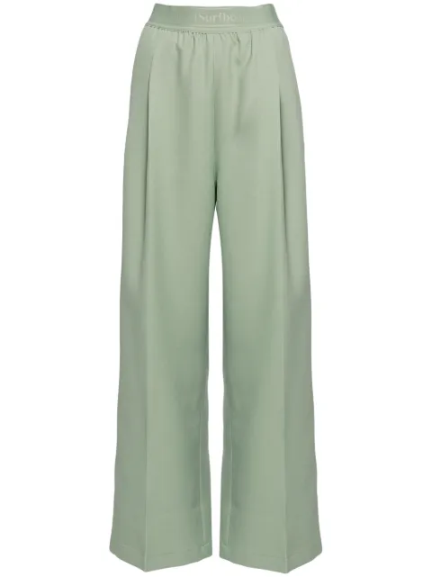 Stockholm Surfboard Club logo-waistband palazzo pants Green U5000019B90