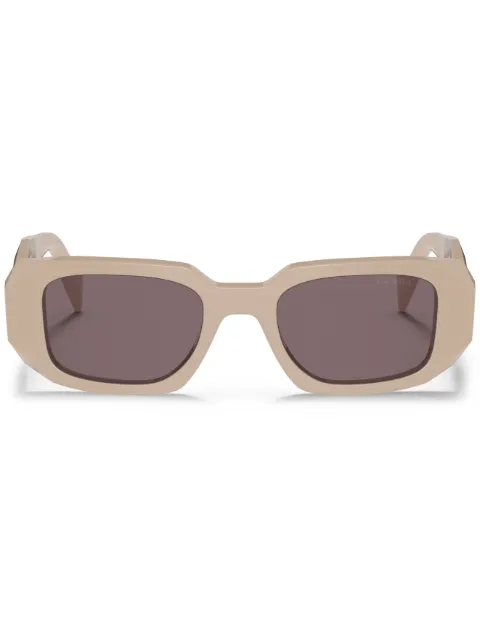 Prada Eyewear rectangle-frame glasses Neutrals SPR17WVYJ6X1