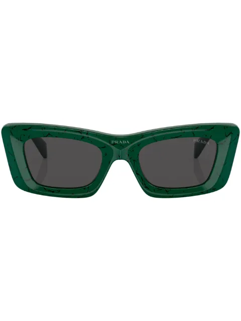 Prada Eyewear square-frame sunglasses Green PR13ZS16D5S0