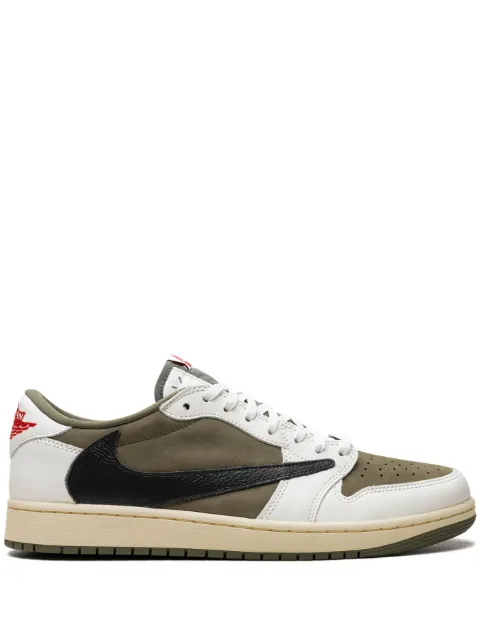 Jordan x Travis Scott Air Jordan 1 Low OG "Medium Olive" sneakers Neutrals DM7866200
