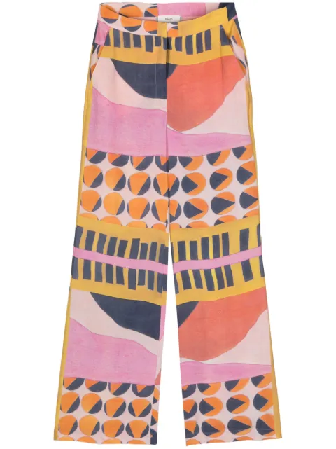 Ba&Sh Mallory wide-leg trousers Pink 1E24MALL