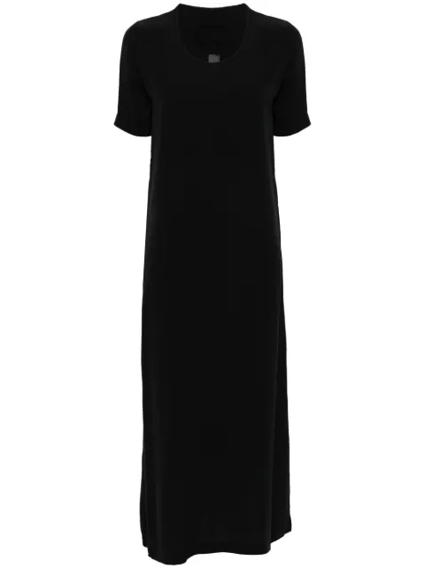 Private 0204 silk maxi dress Black X105