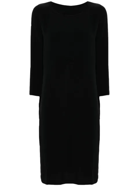 Private 0204 ruched-detail midi dress Black X104