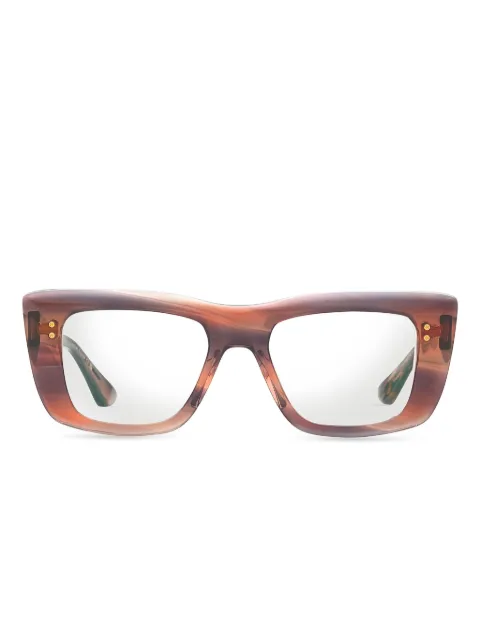 Dita Eyewear Mahine square glasses Brown DTX4372