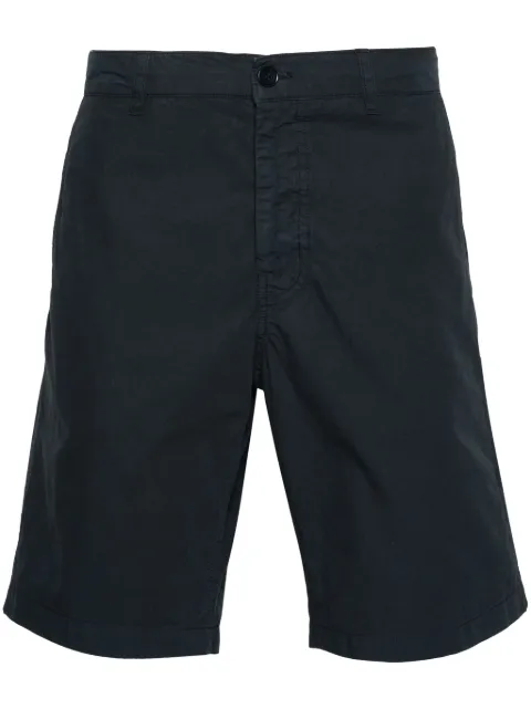 ASPESI pressed-crease cotton shorts Blue S4ACQ24G178