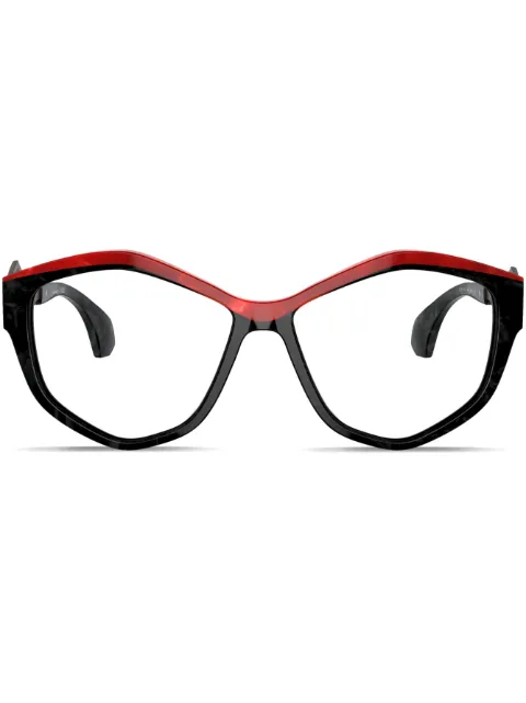 Alain Mikli geometric-frame glasses Red A05501002M3