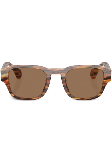 Alain Mikli rectangle-frame sunglasses Brown A0550600283