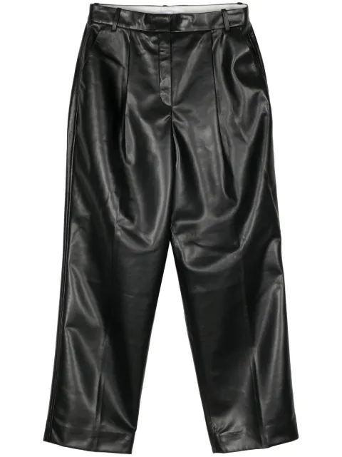 Calvin Klein pleated straight-leg trousers Black K20K206313