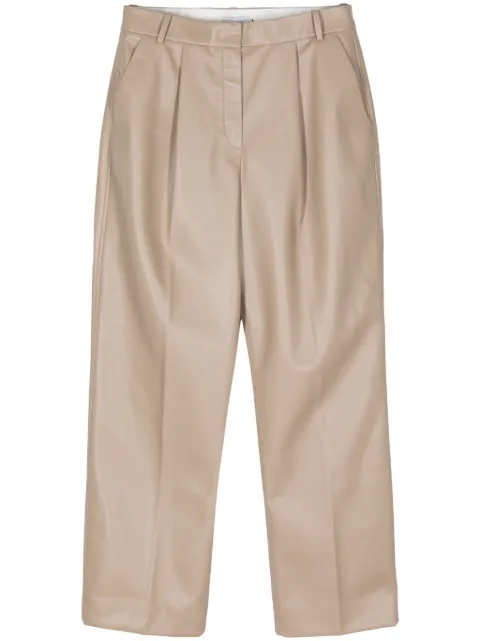 Calvin Klein pleated straight-leg trousers Neutrals K20K206313