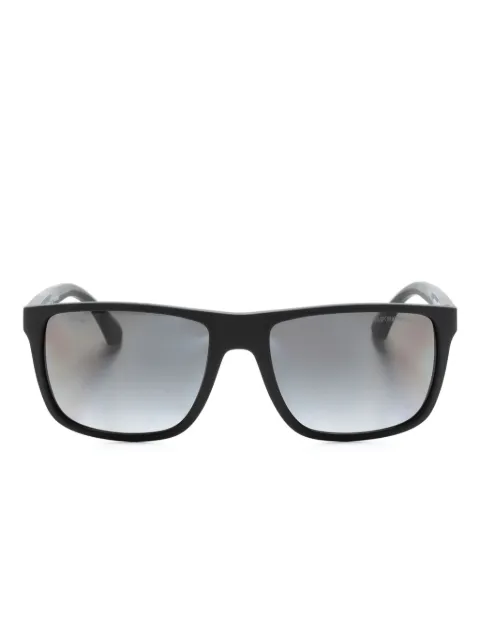 Emporio Armani EA4033 rectangle-frame sunglasses Grey EA4033