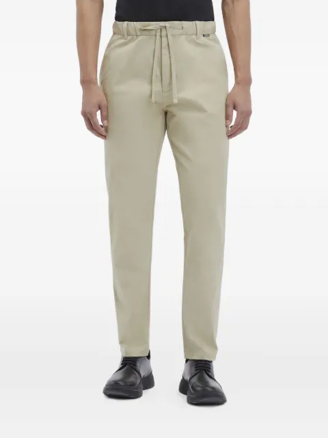 Calvin Klein tapered drawstring trousers Neutrals K10K112383