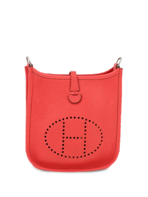 Hermès Pre-Owned 2010 mini Evelyne shoulder bag Red 407242