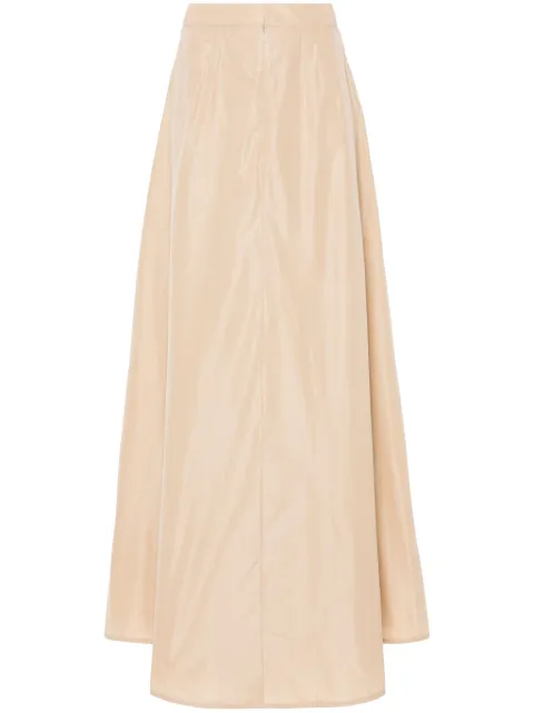 Jil Sander flared maxi skirt Neutrals J03MA0167J70005