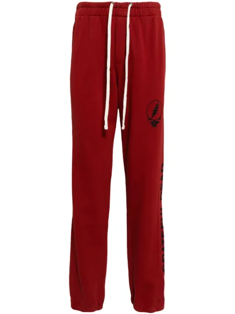 James Perse Grateful Dead cotton track pants Red MQU1347BGA