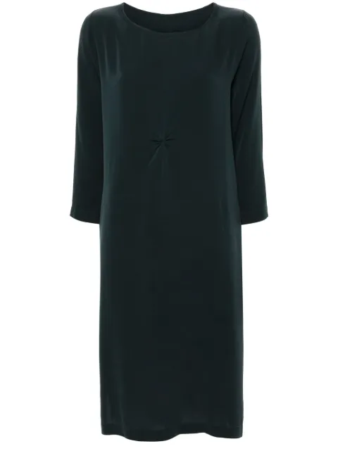 Private 0204 ruched-detail midi dress Blue X104