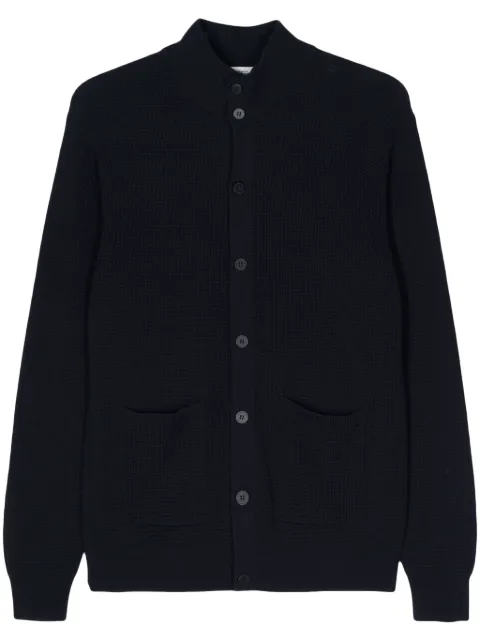 Ballantyne waffle-knit cotton cardigan Blue B2K12612C84