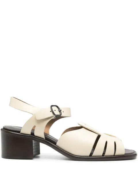 Hereu Ancora leather sandals Neutrals ANSHWFS24CUSTARD