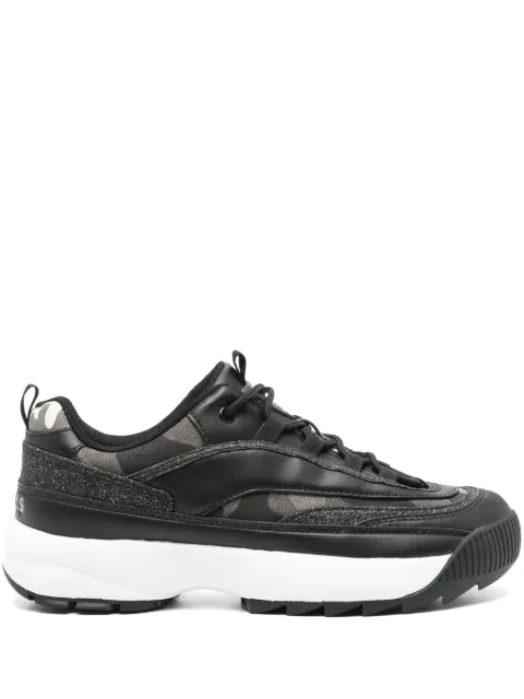 GUESS USA Kaysies 5 glitter-detailed sneakers Black FL7KA5FAP12