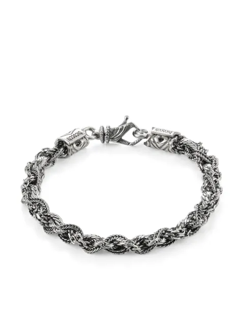 Emanuele Bicocchi round braid bracelet Silver RTB3