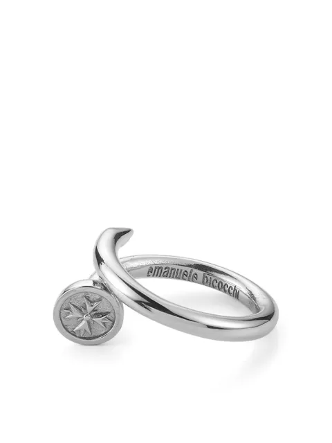 Emanuele Bicocchi EB Crest spiral ring Silver MLA3