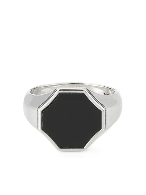 Emanuele Bicocchi Hex signet ring Silver EA5B