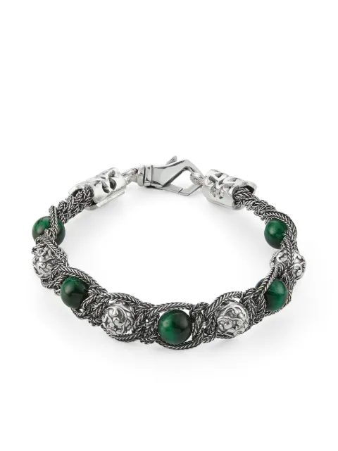 Emanuele Bicocchi Arabesque Shamballa silver bracelet Silver SHBR33N