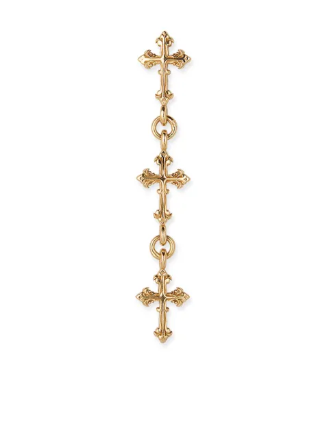 Emanuele Bicocchi cross-pendant single earring Gold SFCE2G