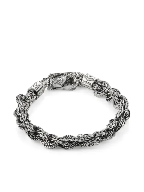 Emanuele Bicocchi medium round braid bracelet Silver RTB2