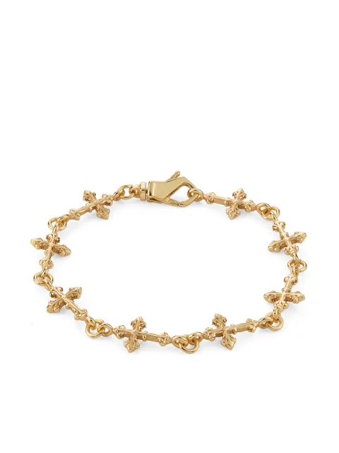 Emanuele Bicocchi Avelli Cross sterling-silver bracelet Gold SFCB3G