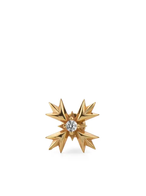Emanuele Bicocchi Crest crystal-embellished earring Gold MLCE1G