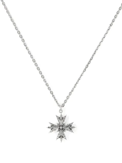 Emanuele Bicocchi crest sterling-silver necklace Silver MLN2