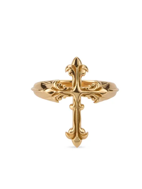 Emanuele Bicocchi Fleury cross statement ring Gold SFCA1G