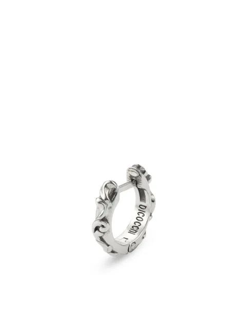 Emanuele Bicocchi Arabesque silver hoop earrings Silver KLE2