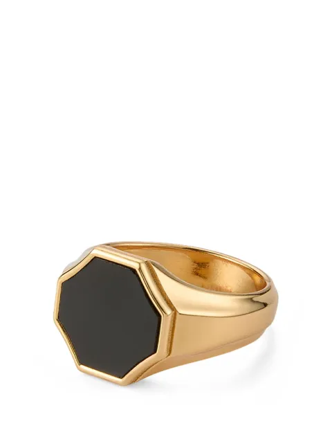 Emanuele Bicocchi Hex signet ring Gold EA5BG