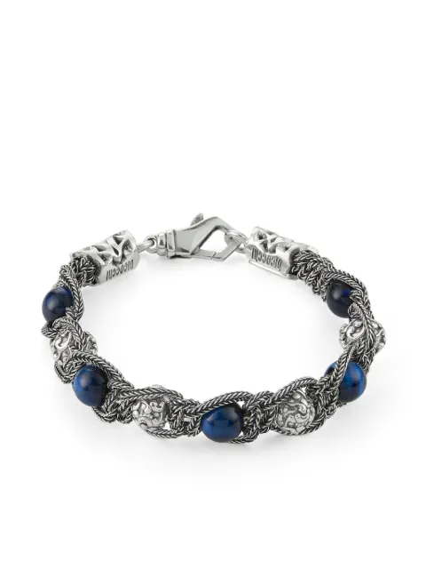 Emanuele Bicocchi arabesque shamballa bracelet Blue SHBR32N