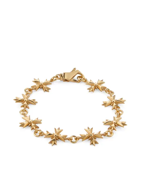 Emanuele Bicocchi Crest sterling-silver chain bracelet Gold MLB1G