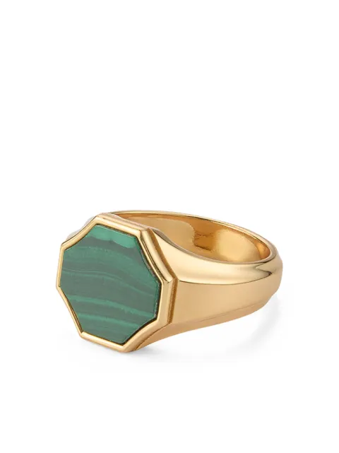 Emanuele Bicocchi Hex signet ring Gold EA5VG