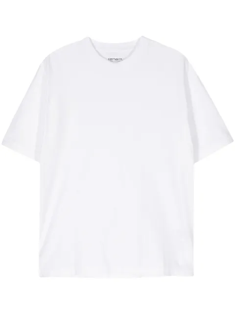 Carhartt WIP logo-patch cotton T-shirt White I03231702XX