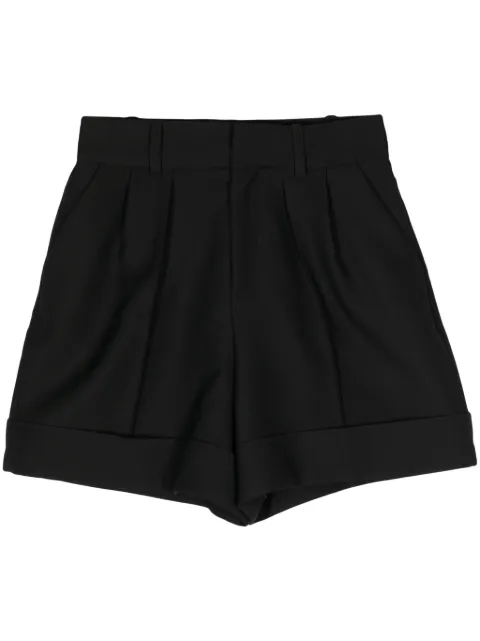 Dice Kayek high-rise virgin wool-blend shorts Black SS24P348