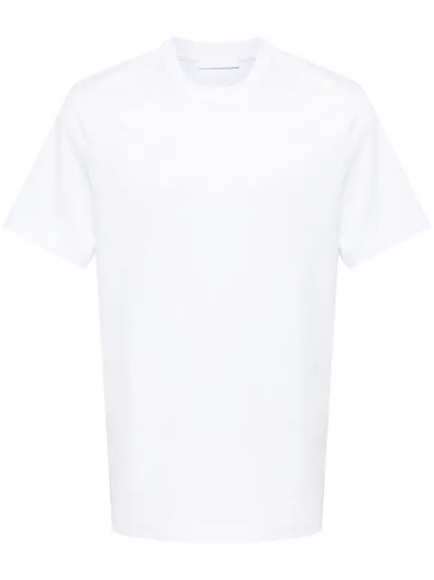 Helmut Lang logo-print cotton T-shirt White O01HW503