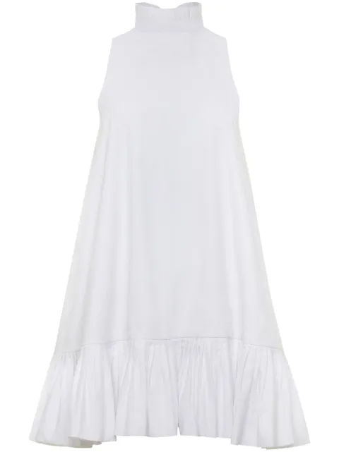AZEEZA Alcott poplin minidress White ALCOTTMINIPOPWHT