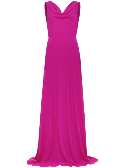 AZEEZA Saunder charmeuse gown Pink SAUNDERGOWNMAG