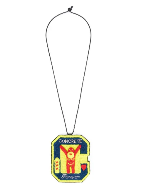 Walter Van Beirendonck x Concrete 25Y Forever necklace Yellow XXX