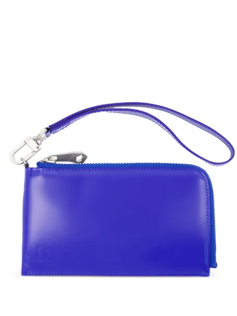 Ader Error Sig; BL 02 zip-fastening wristlet wallet Blue BMSGFYWA0102BL