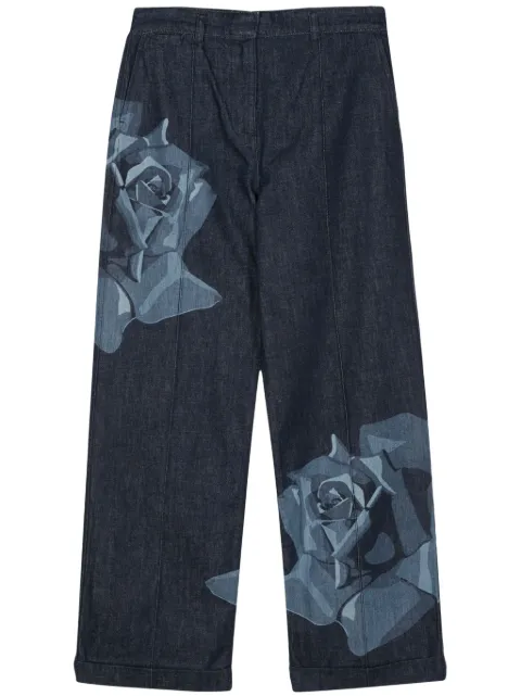 Kenzo Rose straight-leg jeans Blue FE52DP2246B7