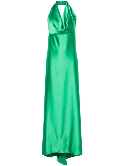 Blanca Vita Arabis cady maxi dress Green ARABIS4762
