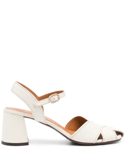 Chie Mihara 75mm Roley leather sandals White ROLEY